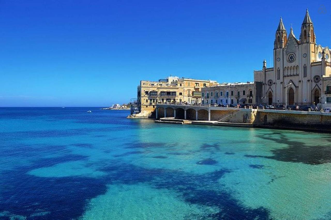 Deluxe Apartment With Valletta And Harbour Views Sliema Exterior foto