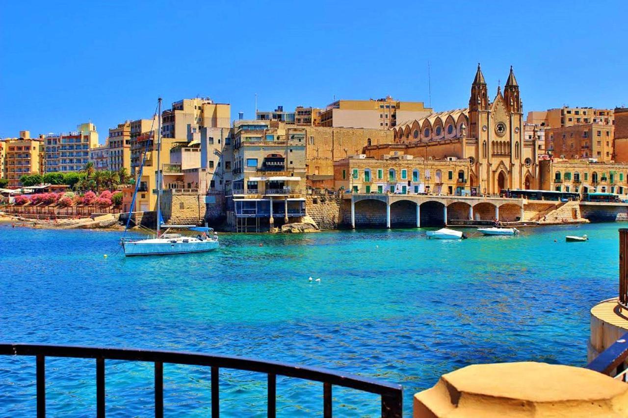 Deluxe Apartment With Valletta And Harbour Views Sliema Exterior foto