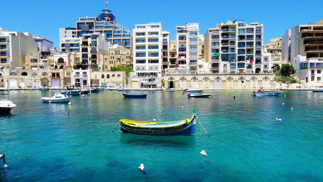 Deluxe Apartment With Valletta And Harbour Views Sliema Exterior foto