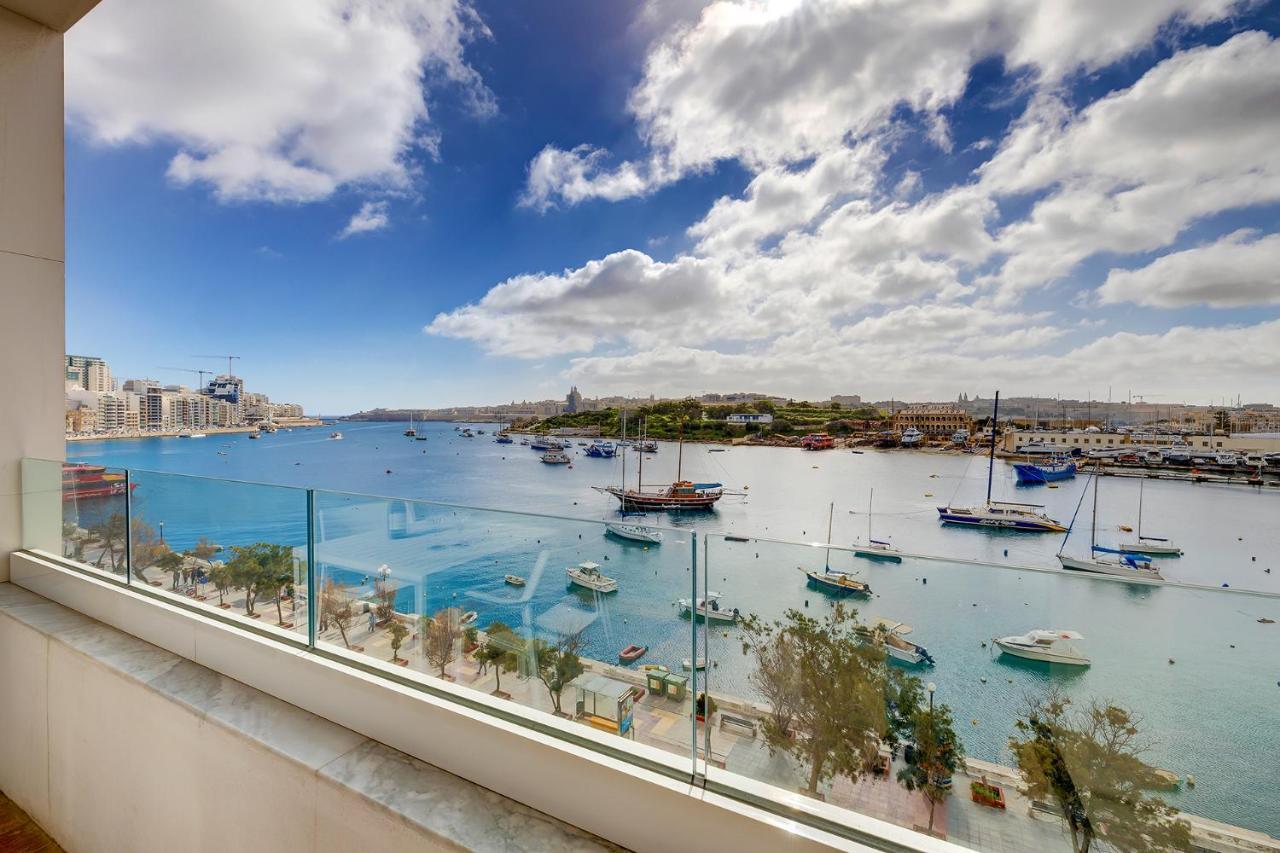Deluxe Apartment With Valletta And Harbour Views Sliema Exterior foto